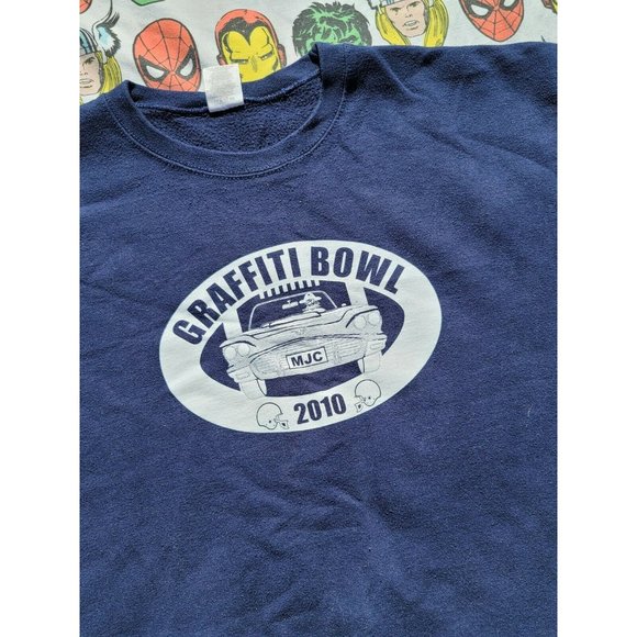 2010 Modesto Graffiti Bowl Sweater XXL 90s Skater Hiphop Streetwear Hype... - Picture 2 of 4